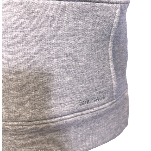 Smartwool Women's Recycled Terry Short Sleeve Hoodie Sweatshirt Gray Size XS - Picture 2 of 9